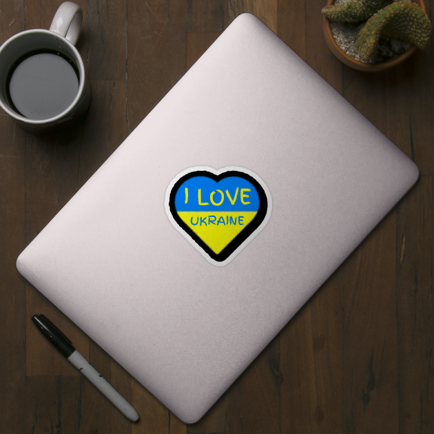 I Love Ukraine by Creatifly Graphic Tees
